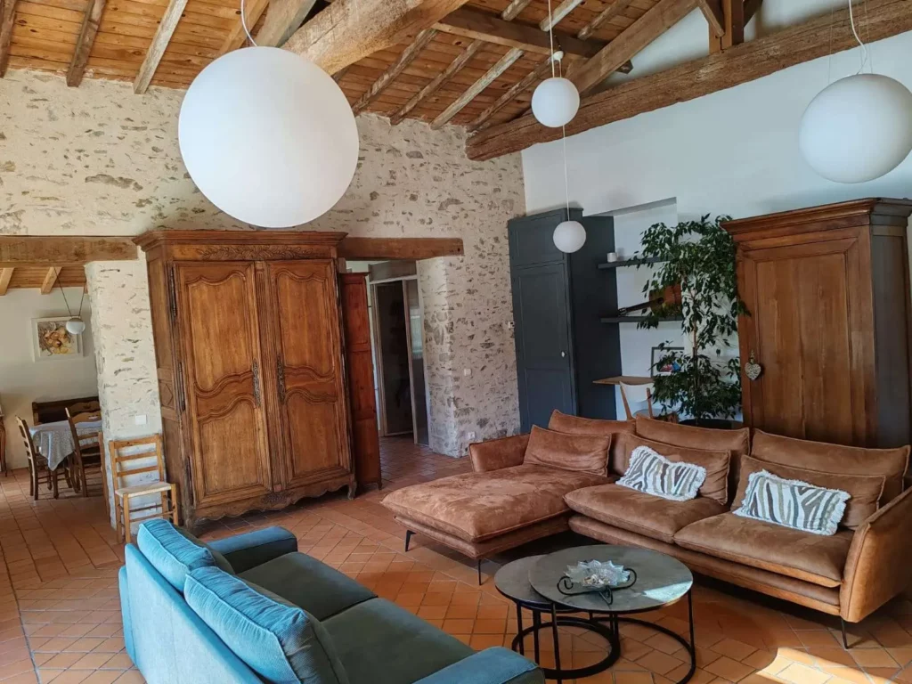 Grange de charme avec piscine et jardin à quelques minutes de la plage — photo 12