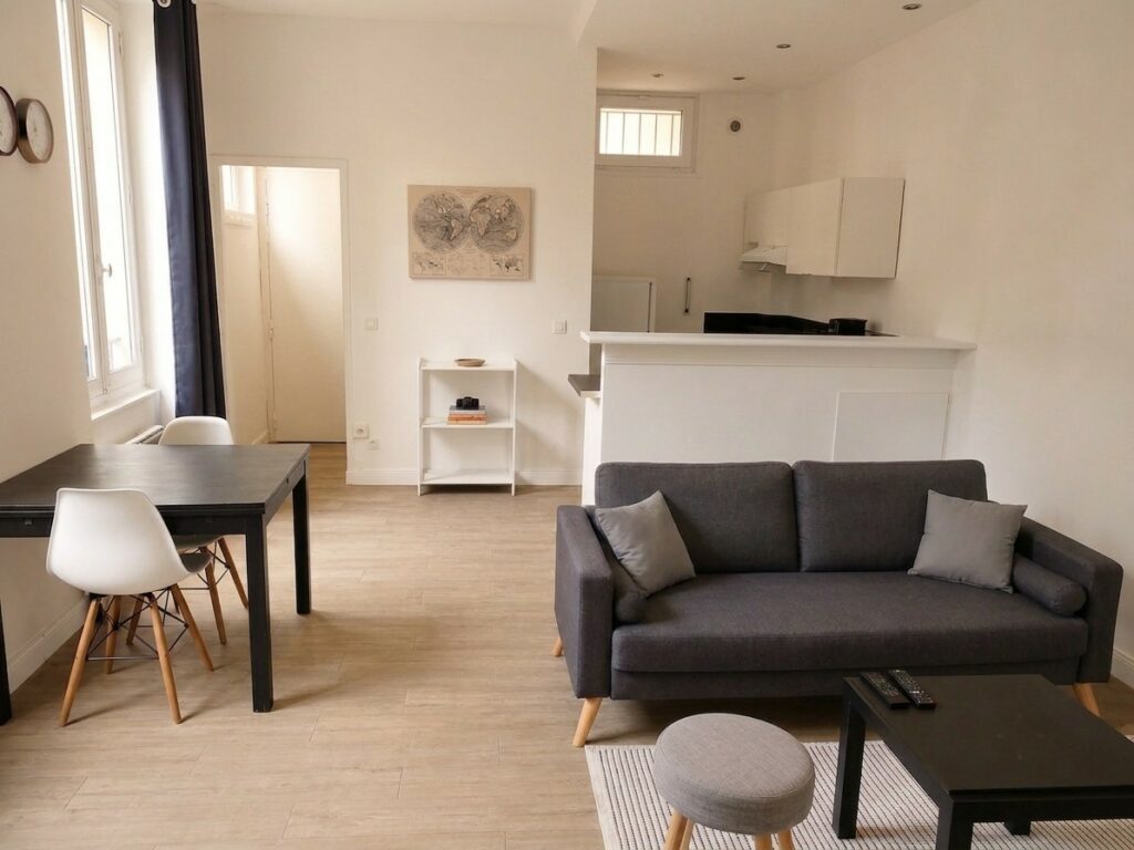 Joli 2 pièces meublé 40 m² – RDJ au calme sur cour – Levallois proche Neuilly (rue Kléber). — photo 1