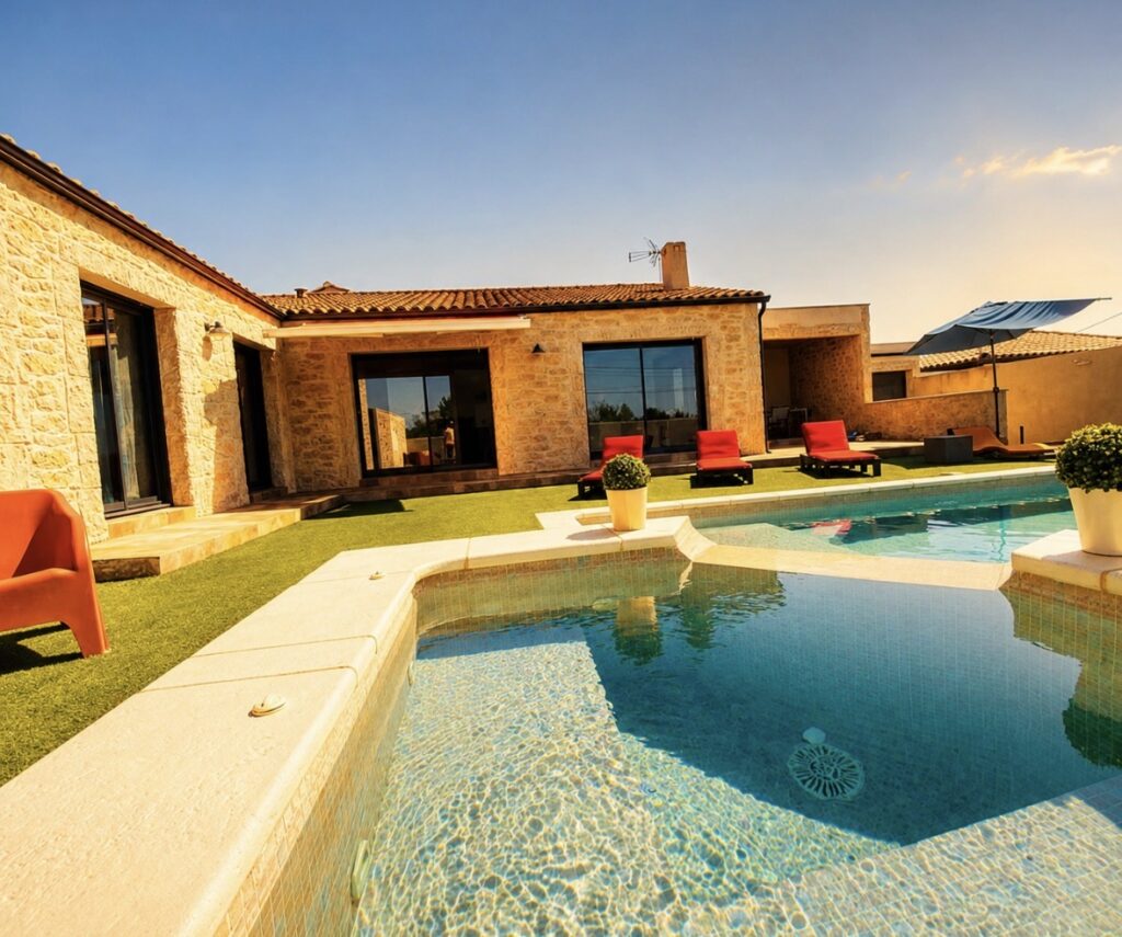 Maison meublée de 100 m² à Bessan – Charmante villa avec piscine – photo 4