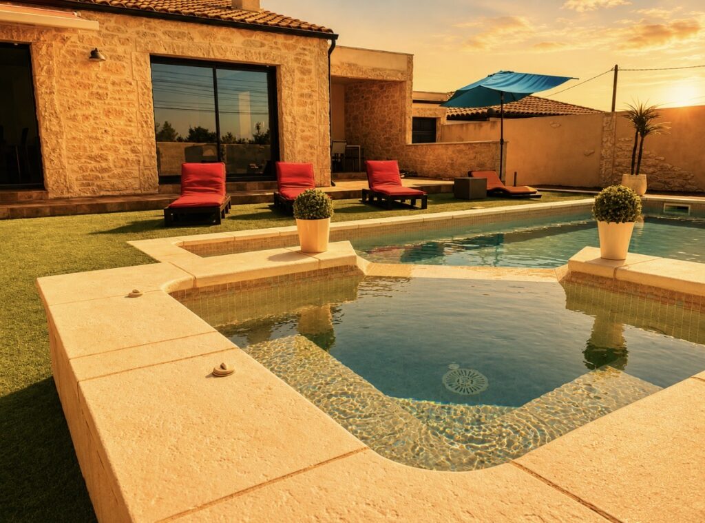 Maison meublée de 100 m² à Bessan – Charmante villa avec piscine – photo 3