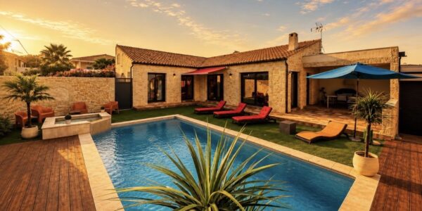 Charmante villa avec piscine