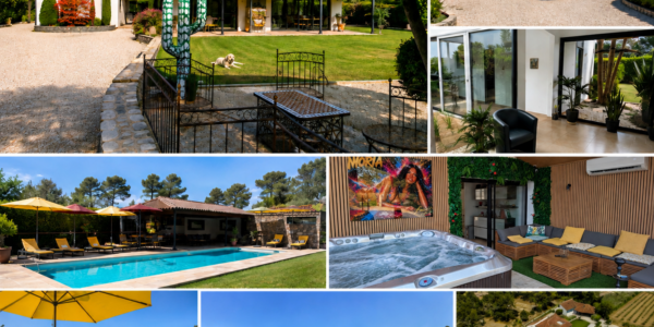 Superbe propriété contemporaine de plain-pied au cœur de la Provence