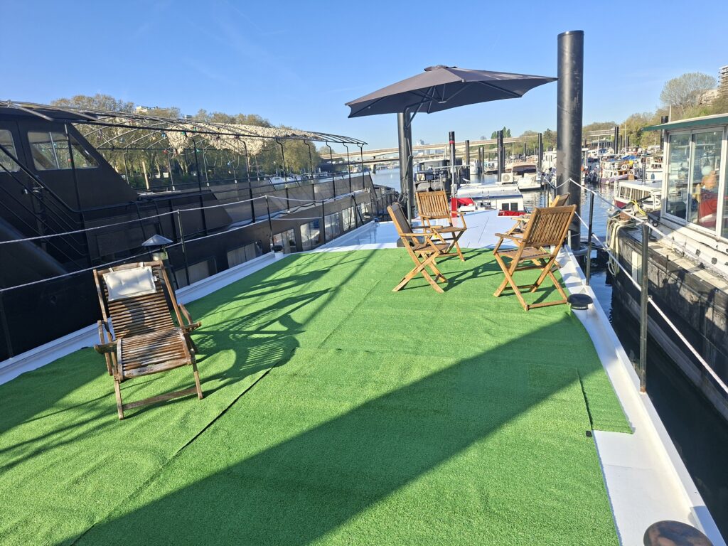 Péniche de charme sur la Seine, Port Van Gogh, Asnières — photo 2