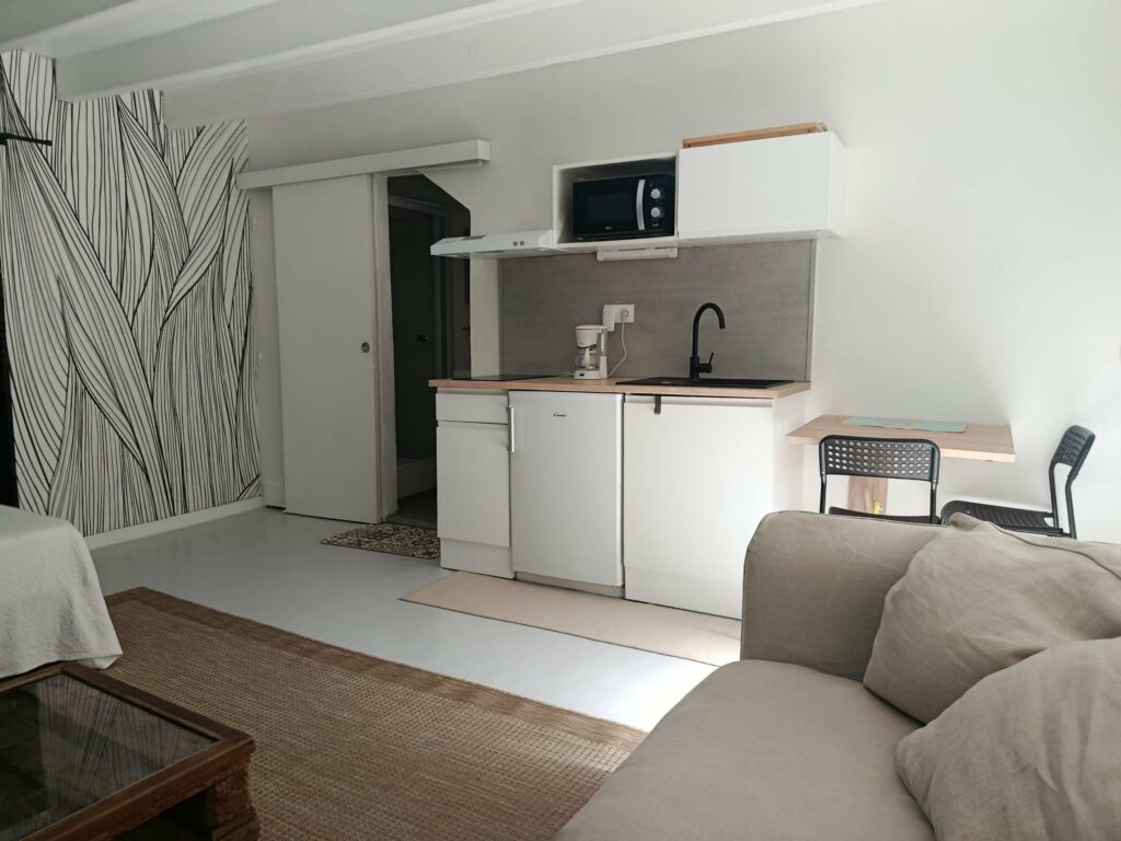 Studio meublé avec courette fleurie – Tréguier — photo 6