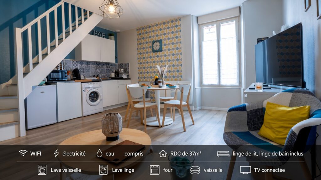Appartement meublé de 40 m² à Saint-Laurent-sur-Sèvre – Appartement meublé 40 m² centre Saint-Laurent-sur-Sèvre – photo 1