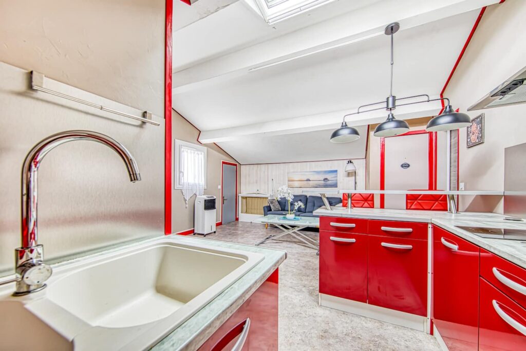 Appartement meublé de 50 m² à Andernos-les-Bains – Appartement T2 rénové avec terrasse – Andernos-les-Bains – photo 9