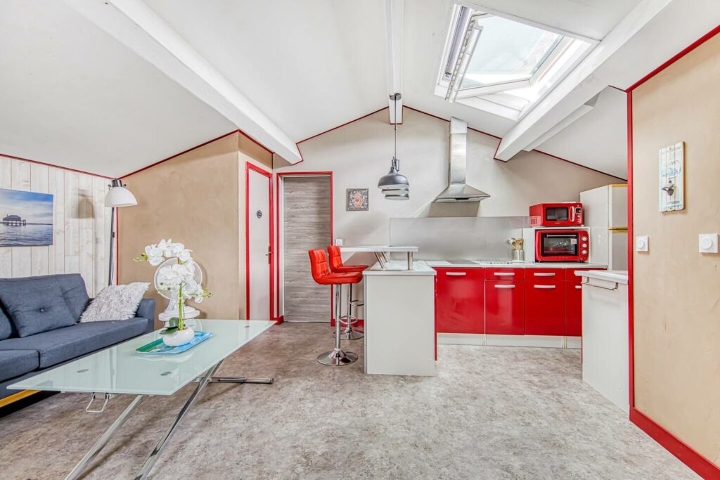 Appartement meublé de 50 m² à Andernos-les-Bains – Appartement T2 rénové avec terrasse – Andernos-les-Bains – photo 3